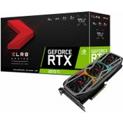 تصویر کارت گرافیک پی ان وای مدل GeForce RTX 3070 Ti 8GB XLR8 Gaming REVEL EPIC X RGB Triple Fan حافظه 8 گیگابایت PNY GeForce RTX 3070 Ti 8GB XLR8 Gaming REVEL™ EPIC-X RGB™ Triple Fan Graphics Card