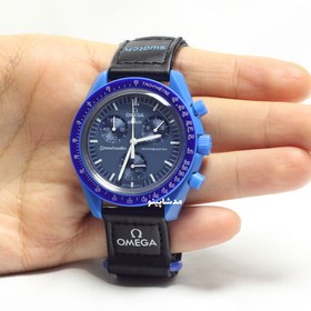 تصویر ساعت امگا سواچ آبی MISSION TO NEPTUNE 