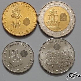 تصویر ست کامل سکه های لیبی 