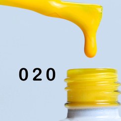 تصویر لاکژل های طیف زرد و قهوه‌ای - کد ۰۲۳ Yellow and brown gel polish