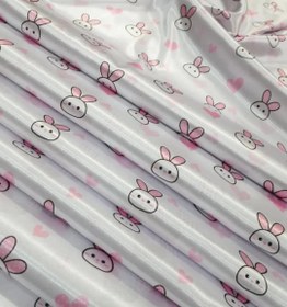 تصویر کلاه خواب بنددار ساتن ابریشم خرگوش 