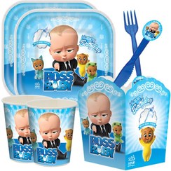 تصویر پکیج تولد تم بچه رئیس 10 نفره 