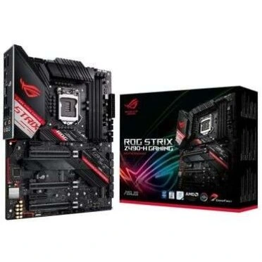 خرید و قیمت ROG STRIX Z490-H GAMING (INTEL Z490) LGA 1200 (Intel 10th Gen)  ATX ATX (12+2 Power Stage, DDR4 4600, Intel 2.5 Gb Ethernet, USB 3.2 Gen 2,  AURA Sync/ AURA