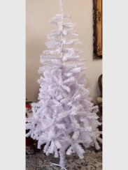 تصویر کاج دو طبقه 150 سانتی متری سفید برفی علفی 