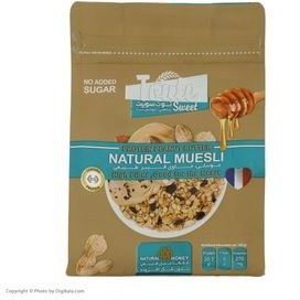 تصویر موسلی (غلات صبحانه) کره بادام زمینی توت سوییت 350 گرمی MUESLI Cereal *Protein Peanut Butter