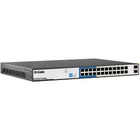 تصویر سوئیچ شبکه 26 پورت دی لینک D-Link PoE Switch DGS-F1026P-E D-Link 250M 24-Port 1000Mbps PoE Switch with 2 SFP Ports DGS-F1026P-E