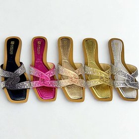 تصویر صندل کف تخت نگینی 