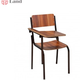 تصویر صندلی آموزشی دسته دار چوبی پارسمن Educational chair with wooden handle