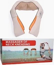 تصویر ماساژور کتف و گردن (مدل شالی )neck kneading massager 