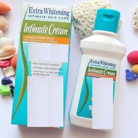 تصویر کرم سفید کننده نواحی خاص اینتیمیت مدل Extra Whitening (حجم 220میل) 