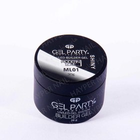 تصویر بیلدر ژل (سافت) کاشت ناخن کلییر ژل پارتی Gel party 