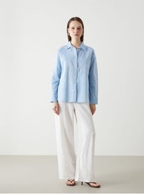 تصویر گونی کتان بزرگ از جنس مخلوط برای زنان | LC Waikiki | 904830299 | اورجینال 