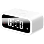 تصویر ساعت رومیزی هوشمند و شارژر وایرلس باوین Bavin PC1065S Wireless Charging Clock 