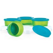 تصویر ظروف 4 عددی نگهداری غذای کودک Nuby 