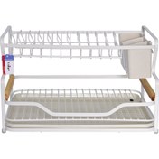 تصویر جاظرفی یونیک مدل UN-2840 دو طبقه سفید 