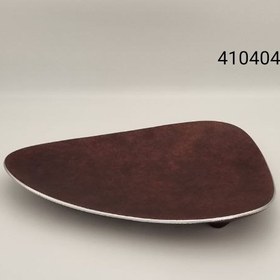 تصویر دیس شیرینی آلومینیوم _ تری قهوه ای