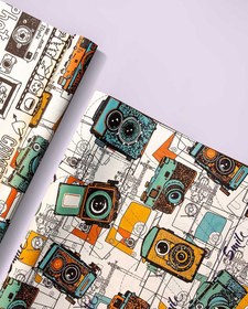 تصویر 3 برگ کاغذ کادو لینن – 1087 