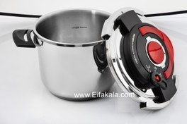 تصویر زودپز 6.5 لیتر روگازی هاردستون مدل SPC6501 6.5 liter On the stove hardstone pressure cooker model SPC6501