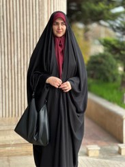 تصویر چادر عربی اصیل ساده ندا قطری 