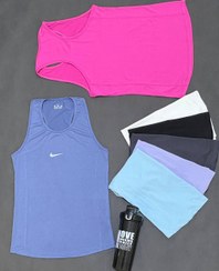 تصویر تاپ ورزشی زنانه نایکی مدل TN79 پشت قهرمانی 