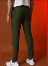 تصویر شلوار ورزشی راه‌راه برند campus sutra Striped Track Pants