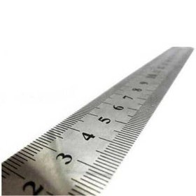 تصویر خط کش فلزی ۱ متری 