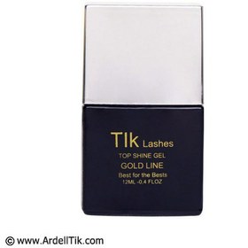 تصویر تاپ شاین ناخن تیک 