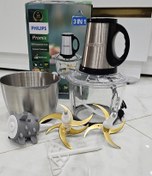 تصویر خردکن فیلیپس مدل PH2025 ظرفیت ۳.۸ لیتر با سیرپوست کن و همزن 