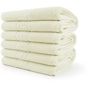 تصویر حوله دست و صورت هتلی مدل VIP با نخ رینگ درجه ۱ 