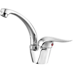 تصویر شیر روشویی متحرک کاویان مدل هما کروم Kavian movable washbasin faucet Homa model