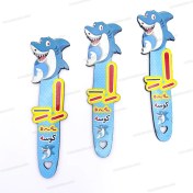 تصویر بوک مارک کوسه حرف " اِ " 