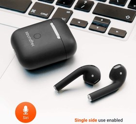 تصویر هدفون بی‌ سیم پرودو مدل Porodo EarBuds همراه با محفظه شارژ بی‌سیم Porodo EarBuds Wireless Headphones with Wireless Charging case