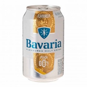 تصویر نوشیدنی مالت بدون الکل باواریا با طعم هلو 330 میلی لیتر Bavaria Bavaria peach malt drink 330 ml