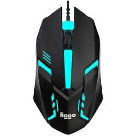 تصویر ماوس گیمینگ لیگو مدل L351 LIGGO L351 Colorful Glowing USB Wired Gaming Mouse