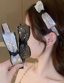 تصویر تل تمام نگین پاپیون 