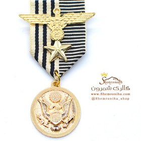 تصویر سنجاق سینه و گل کت مردانه مدال عقاب و ستاره BRC148M0 