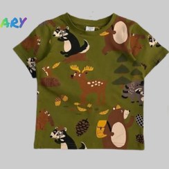 تصویر تیشرت طرح حیوانات 