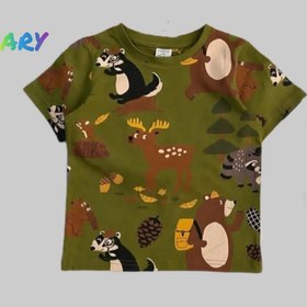 تصویر تیشرت طرح حیوانات 