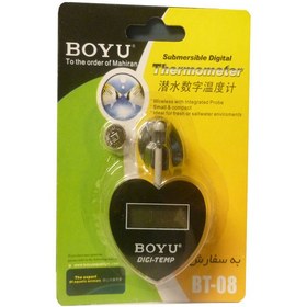 تصویر دماسنج دیجیتالی آکواریوم بویو مدل BT-08 BOYU BT-08 Submersible Digital Aquarium Thermometer