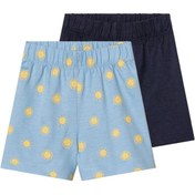 تصویر پک دوتایی شلوارک نوزادی لوپیلو مدل خورشید دخترانه پسرانه 