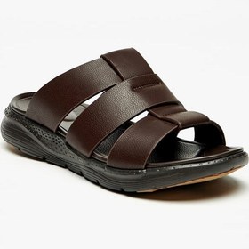 تصویر صندل مردانه ساده و راحتی برند le confort Men's Solid Slip-On Sandals