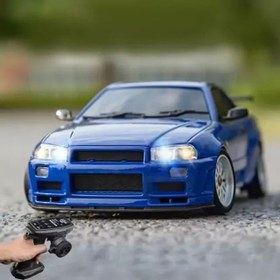 تصویر ماشین کنترلی دریفت حرفه ای بدنه فلزی مقیاس 1/18 مدل LD1899 RC DRIFT CAR LD1899