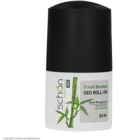 تصویر رول ضد تعریق مردانه شون مدل فرش بامبو Schon Fresh Bamboo Roll On-Deodorant 50ml For Men