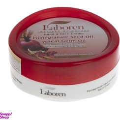 تصویر کرم دست و صورت لابورن (Laboren) مدل Pomegranate حجم 150 میلی‌لیتر 