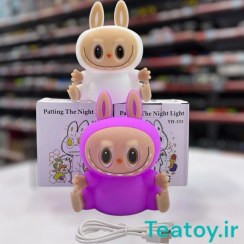 تصویر چراغ خواب سیلیکونی لبوبو مدل ۲۰۲۵ 