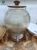 تصویر کلمن آب چوب و شیشه 