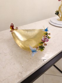 تصویر سه پر متوسط برنجی 