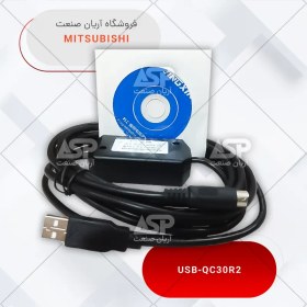 تصویر USB-QC30R2 کابل ارتباطی پی ال سی میتسوبیشی، سری Q