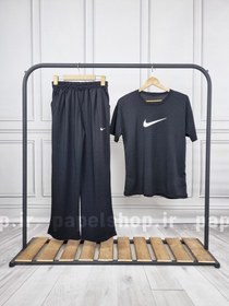 تصویر ست تیشرت و شلوار بیسکویتی نایکی Nike 