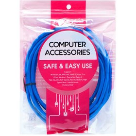 تصویر کابل شبکه تسکو TNC 610 CCU یک متری Network cable tsco TNC 610 CCU 1M